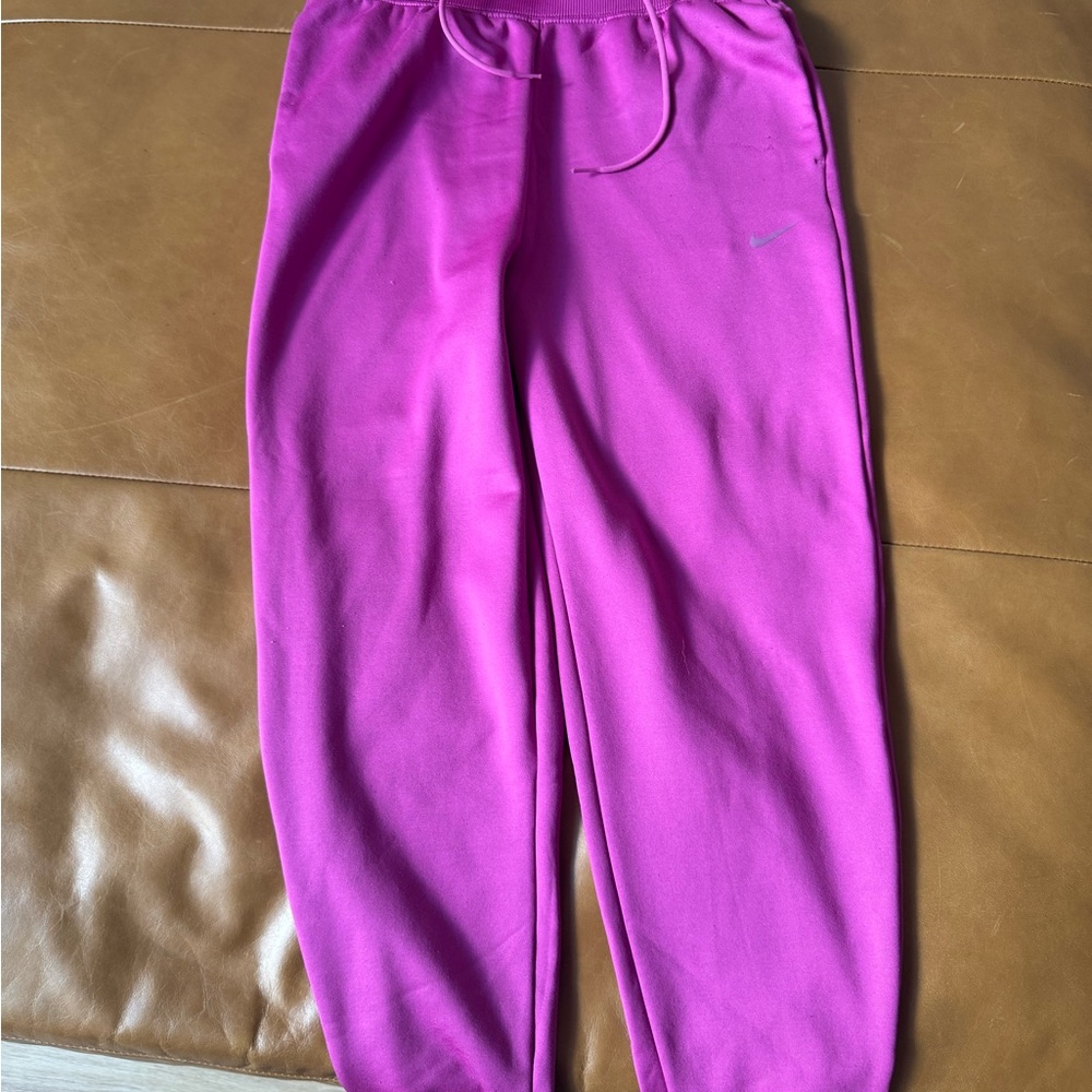 Nike Bright Pink Fleece Joggers
